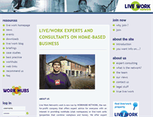 Tablet Screenshot of liveworknet.com